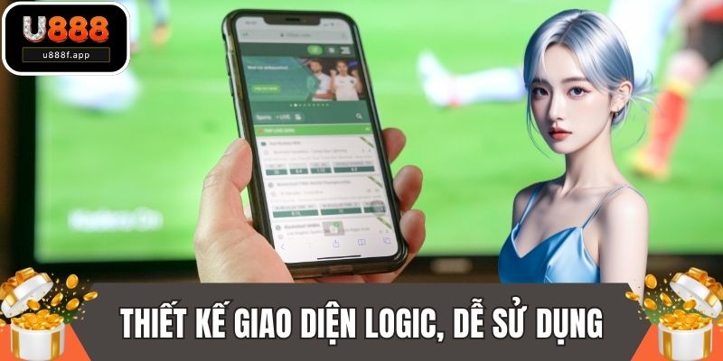 Thiết kế giao diện logic, dễ sử dụng